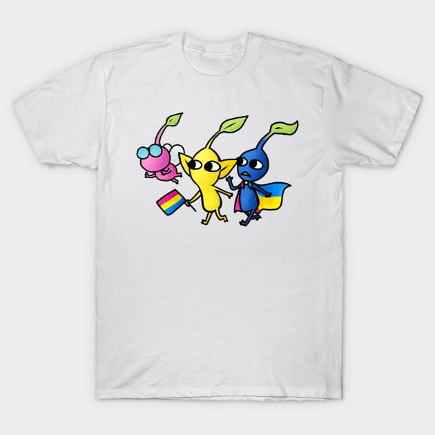 Pride Pikmin Pansexual T-Shirt by KatieRose